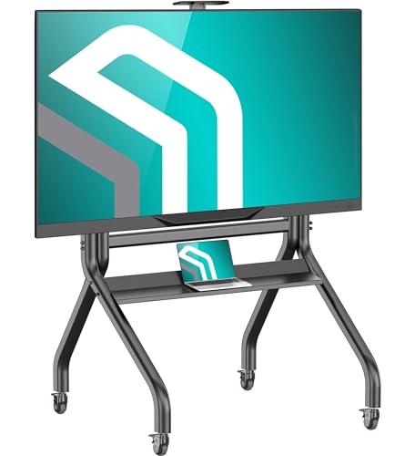 ONKRON Mobile TV Stand for 60" - 120" TVs up to 331 lbs - Rolling TV Cart