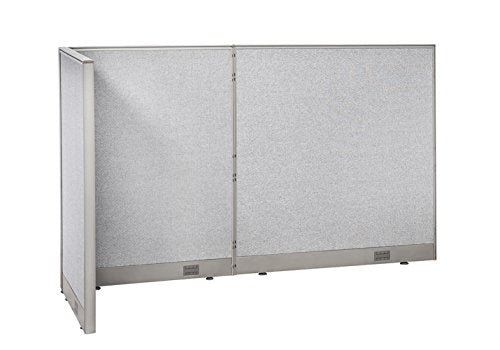 GOF Freestanding L Shaped Office Partition - Large Fabric Room Divider Panel