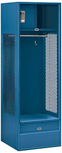 Salsbury Industries Metal Locker, 6-Feet-24-Inch, Blue