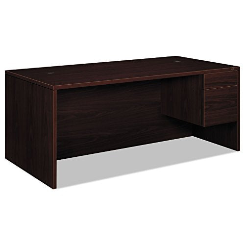 HON 10585RNN 10500 Series Mahogany Pedestal Desk, 72" x 36