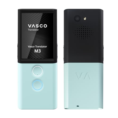 Vasco Electronics Vasco M3 Language Translator Device | Free Internet in 200 Countries | Photo Translation | European Brand