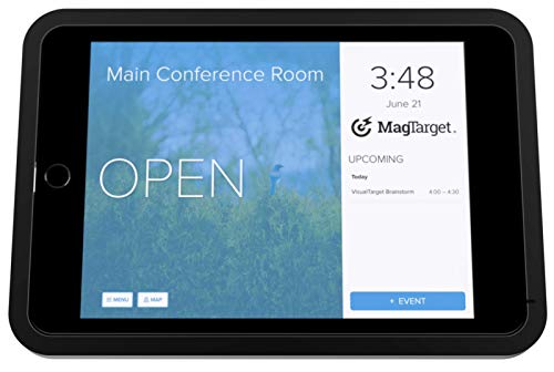 MagTarget Wired Ethernet (Data+Power) Premium Mount - Black, 0 Degree/Rear Offset