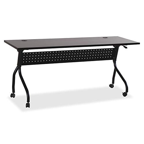 Lorell Preference Training Table, Espresso/Black