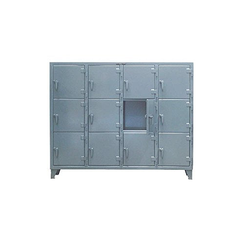 Strong Hold Heavy Duty Storage Cabinet - Dark Gray, 78"H x 48"W x 24"D - Assembled