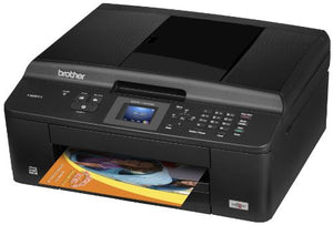 Brother Printer MFCJ425W Wireless Color Photo Printer with Scanner, Copier and Fax,Black