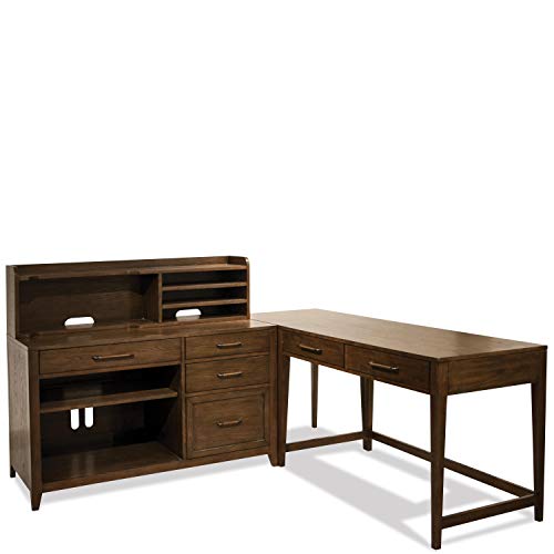 Riverside Furniture Vogue 48" Hutch in Plymouth Brown Oak