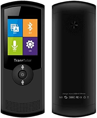 None Language Translator Device Two Way Translator 42 Languages Instant Voice Text Photo Translation Black