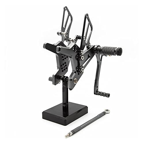 HSPORT Motorcycle Rear Set Footrests For KAWASAKI Z750 Z 750 - Gray