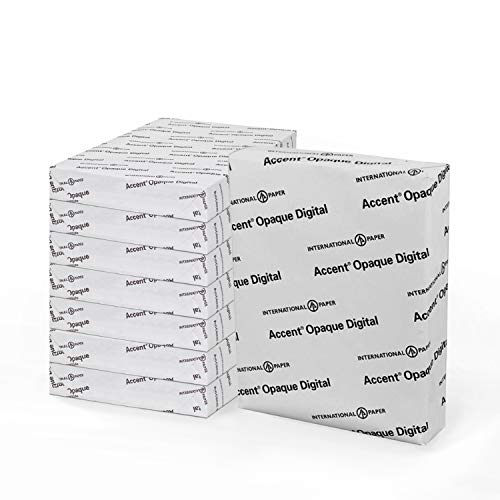 Accent Opaque White 8.5” x 11” Cardstock Paper, 120 Lb, 325 GSM – 150  Sheets (1 Ream) – Premium Smooth Extremely Heavy Cardstock, Printer Paper  for Invitations, Cards, Menus, Business Cards – 188179R - PaperCanyon