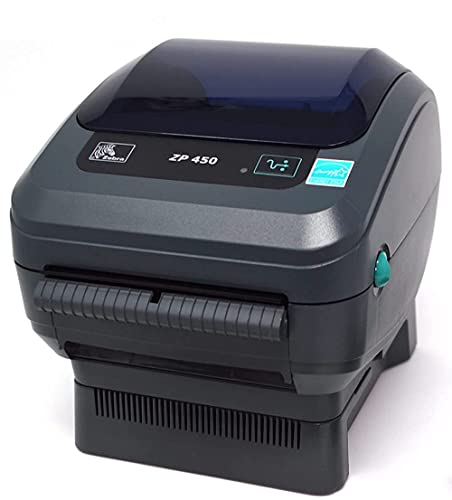 JetSet Label Zebra ZP450 Network Edition Thermal Barcode Printer | USB & Ethernet Connectivity 203 DPI Resolution | UPS WorldShip Compatible | Software Included