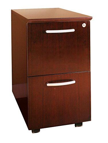 Mayline VFFCRY Napoli Mobile File Pedesal, 2 Drawers, Sierra Cherry Veneer