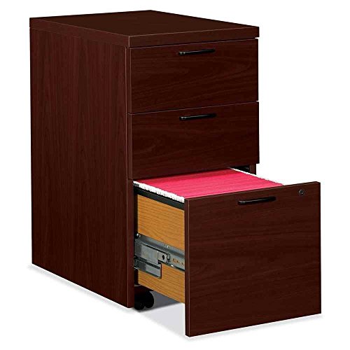 HON 10500 Series Mahogany Mobile Pedestal