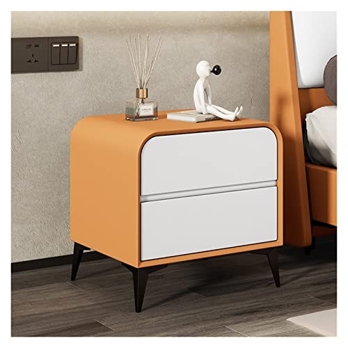 BinOxy Night Stand Bedside Tables - Bedroom Cabinets, Nightstands (N, 40x40x48cm)