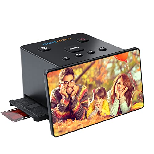 DIGITNOW Film Scanner & Slide Viewer with 5” LCD Screen - Converts 35mm Negatives & Slides to 22MP JPEG Photos