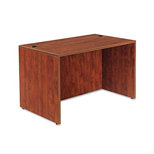 Alera Valencia Series Straight Desk Shell, 47 1/4 X 29 1/2 X 29 5/8, Med Cherry
