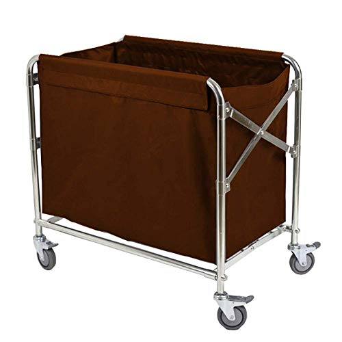 GagalU Folding Linen Cart with Universal Brake Wheel