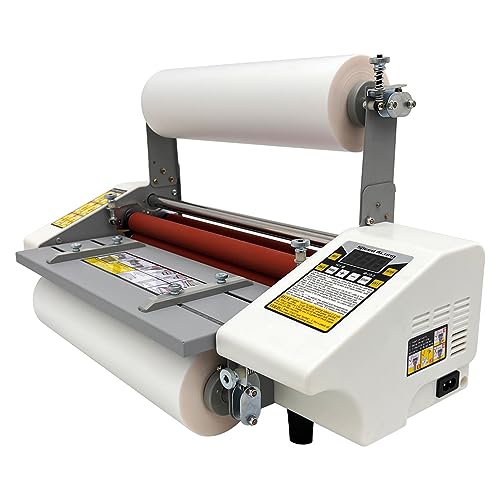 WYDDDARY 13Inch A3+ High Speed Hot Cold Roll Laminator - Single/Dual Sided, Digital Display, Speed & Temperature Adjustable - 110V 600W