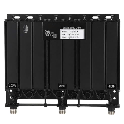 Haillusty High-Performance 455MHz Repeater Duplexer - UHF Band 50W Power Capacity