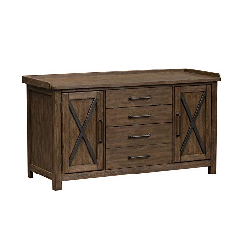 Liberty Furniture INDUSTRIES Sonoma Road Small Credenza, Light Brown, W56 x D22 x H31