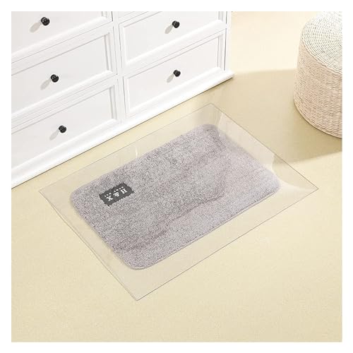 HOBBOY Transparent Heavy Duty Hard-Floor Chair Mat for Wood Floors - Rectangular Multipurpose Vinyl Roll, 60-160cm Width