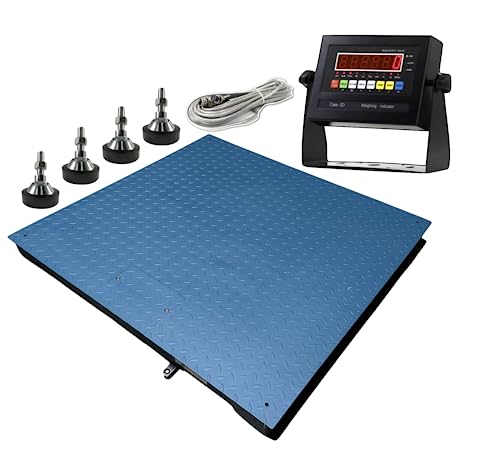 Liberty Scales LS-800-4x4 NTEP Certified Digital Floor Scale 48” x 48” Industrial Warehouse Pallet Scale