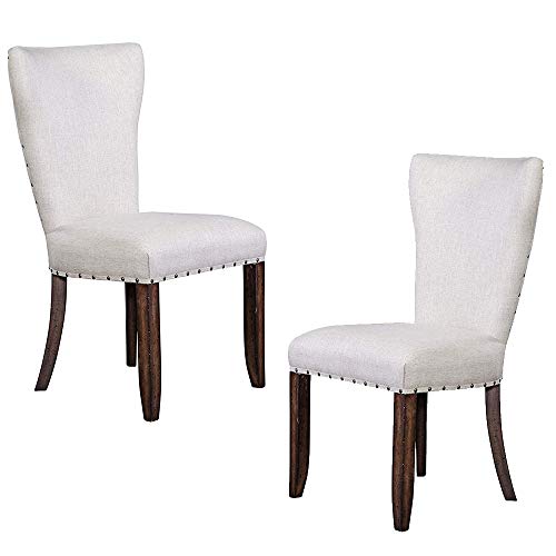 Furniture At Home Selwyn Collection Side Chair, Set of 2, Cream