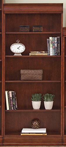 Liberty Furniture INDUSTRIES 101-HO3072-RTA Louis Jr Executive Bookcase, 30" x 12" x 72", Deep Cherry
