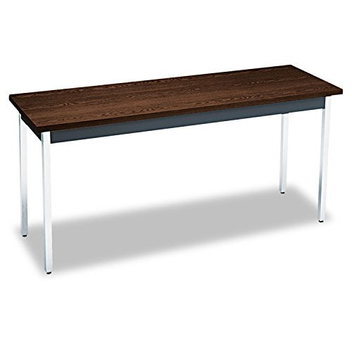 HON Utility Table 60" x 20" Columbian Walnut - HON UTM2060ZPCHR