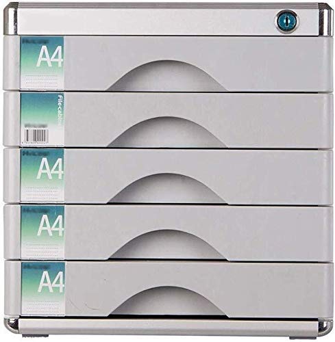 WASHLA Lockable Desktop Drawer Organizer White Label Cabinet