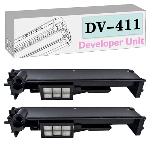 PUCIO DV-411 Developer Unit, Replacement for Konica Minolta Printers 2 Pack