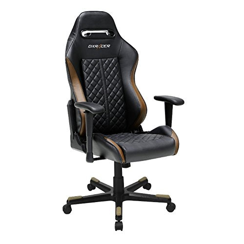 DXRacer Drifting Series DOH/DF73/NC Newedge Edition Racing Bucket Seat Office Chair Gaming Chair Ergonomic Computer Chair eSports Desk Chair Executive Chair Furniture Pillows (Black/Coffee)