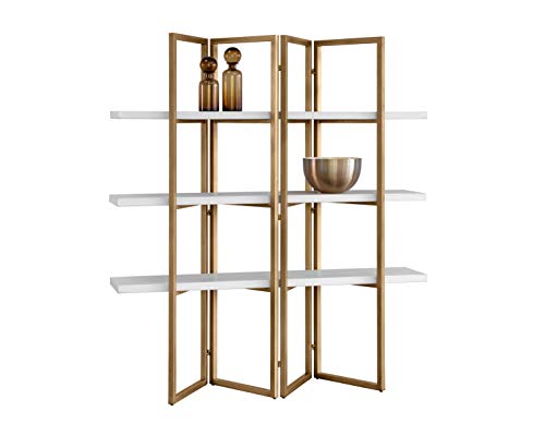 Sunpan 103318 Mixt Bookcase & Shelving White