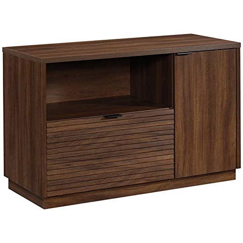 Sauder Englewood File Credenza, Spiced Mahogany Finish