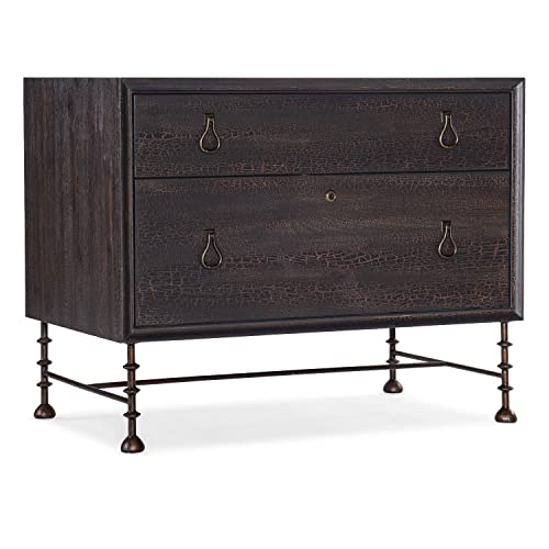 Hooker Furniture Big Sky Wood Lateral File Cabinet in Black Finish