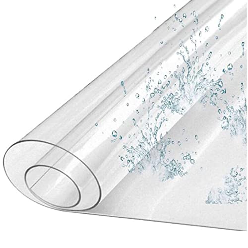 HOBBOY Hard-Floor Chair Mat - Frosted Transparent PVC - Floor Protection Pad - 1.5mm Thick - Multiple Sizes