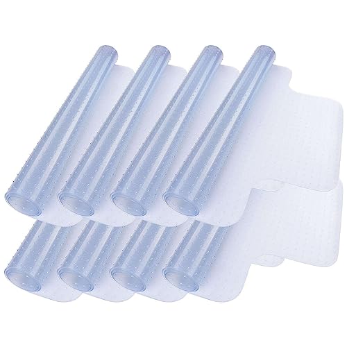 Generic Chair Mat Protector PVC Studded Back Low Pile Carpet 48"x36" - 8 Pack