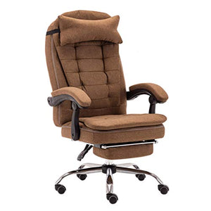Furniture Executive Recline Extra Padded Office Chair Sofas Desk Swivel Chairs with Lumbar Cushion Footrest and Headrest