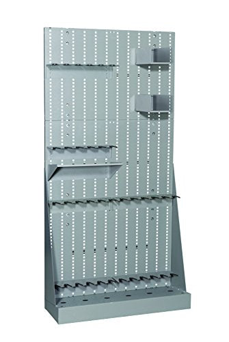Datum Storage Argos Open Weapons Rack Holds 18 Rifles with 2 Storage Bins, 83" - Stealth