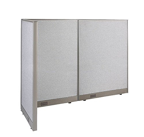 GOF Freestanding L Shaped Office Partition - Large Fabric Room Divider Panel