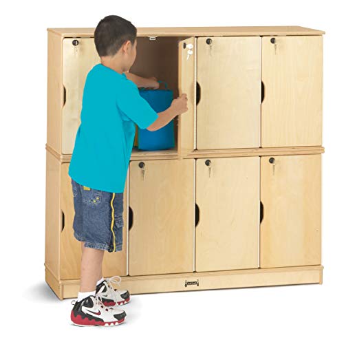 Jonti-Craft Double Stack Stacking Lockable Lockers