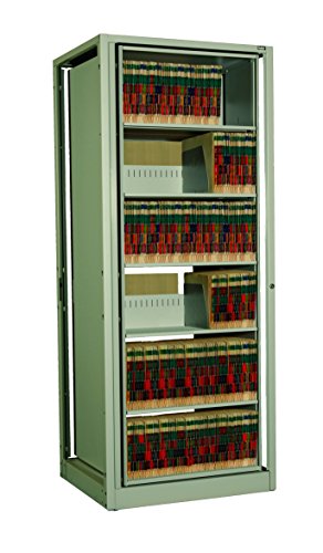 Datum Storage Ez2 Rotary File Shelving 6 High Letter Depth Locking Adder - Bone White