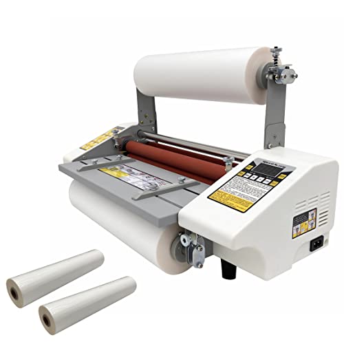 INTSUPERMAI Hot Cold Roll Laminator 110V A2+ 44cm 17.3inch Thermal Laminating Machine