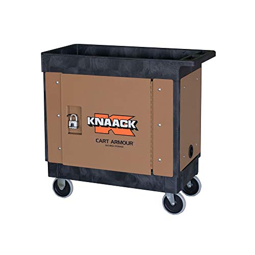 KNAACK Portable Utility Cart Security Paneling - Heavy-Duty Steel, 16-Gauge - 2.5 x 2.5 x 5.5 in