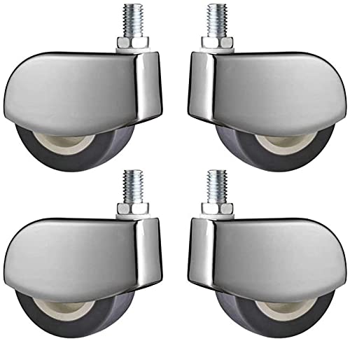 None Office Chair Caster 50mm 4pcs Wheelchair Castors Goods Shelf Casters Floor Protection