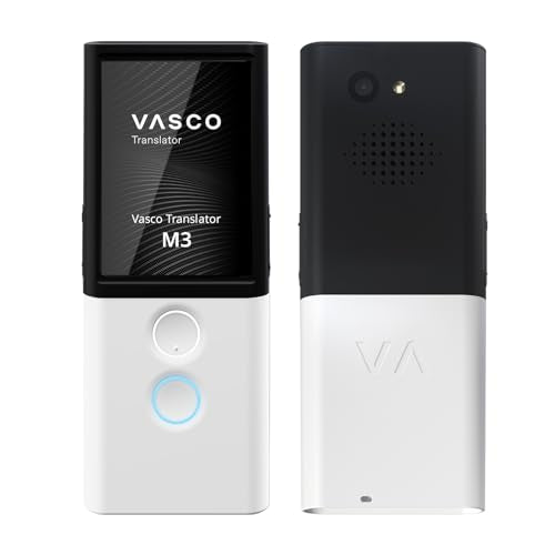 Vasco Electronics Vasco M3 Language Translator Device | Free Internet in 200 Countries | Photo Translation | European Brand