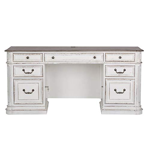 Liberty Furniture Magnolia Manor White Wooden Credenza