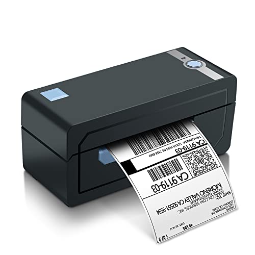 Shipping Label Printer - 150mm/s 4x6 Thermal Label Printer, Label Printer for Shipping Packages Small Business, Compatible with Shopify Ebay Amazon Etsy, Support Windows, Mac