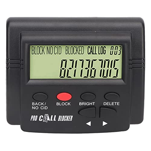 GaRcan Call Blocker with LCD Display and 2000 Group Number Storage for Landline Phones