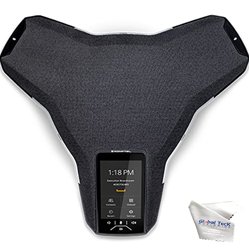 Global Teck Worldwide Konftel 800 Hybrid IP Conference Phone Bundle with Microfiber Cloth