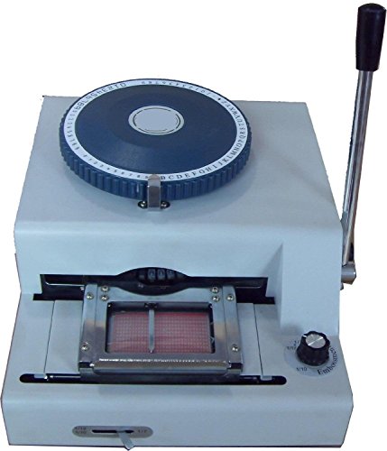 2 in 1 75CE Manual PVC ID Card Embosser & Print Embossing Machine